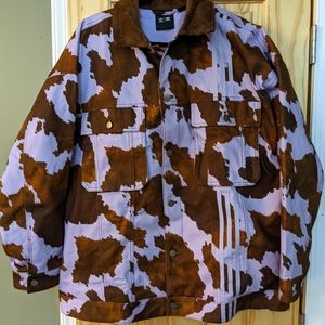 Adidas Ivy Park purple cow hide